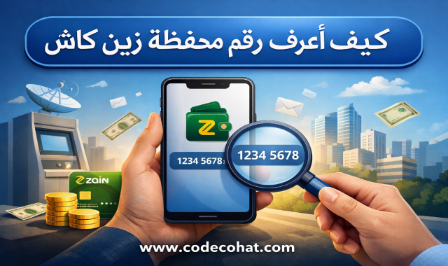 معرفة رقم محفظة زين كاش من التطبيق
