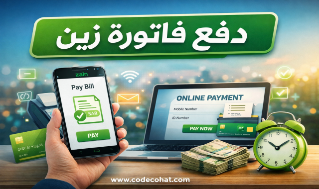طريقة تسديد فاتورة زين اون لاين بسهولة عبر الجوال